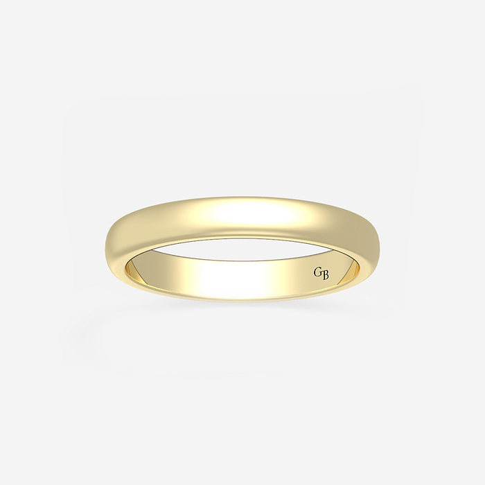 3mm Dome Wedding Band